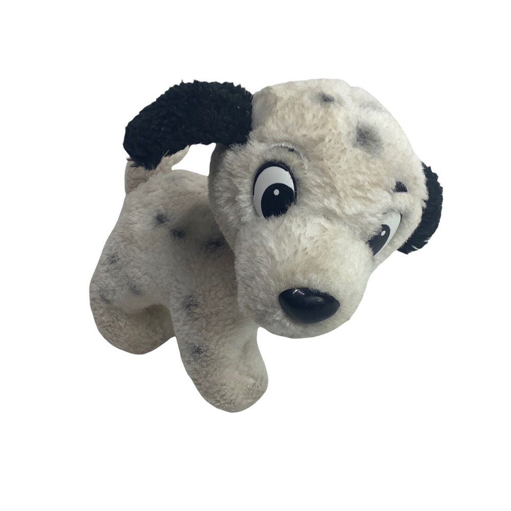 Walt Disney World Disneyland 101 Dalmations Plush 7" White Black Vintage